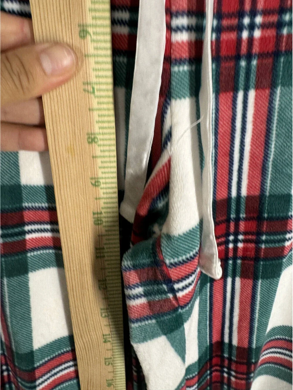 Rachel Zoe Pajama Pants Men S Small White Plaid Drawstring Sleepwear Skinny
